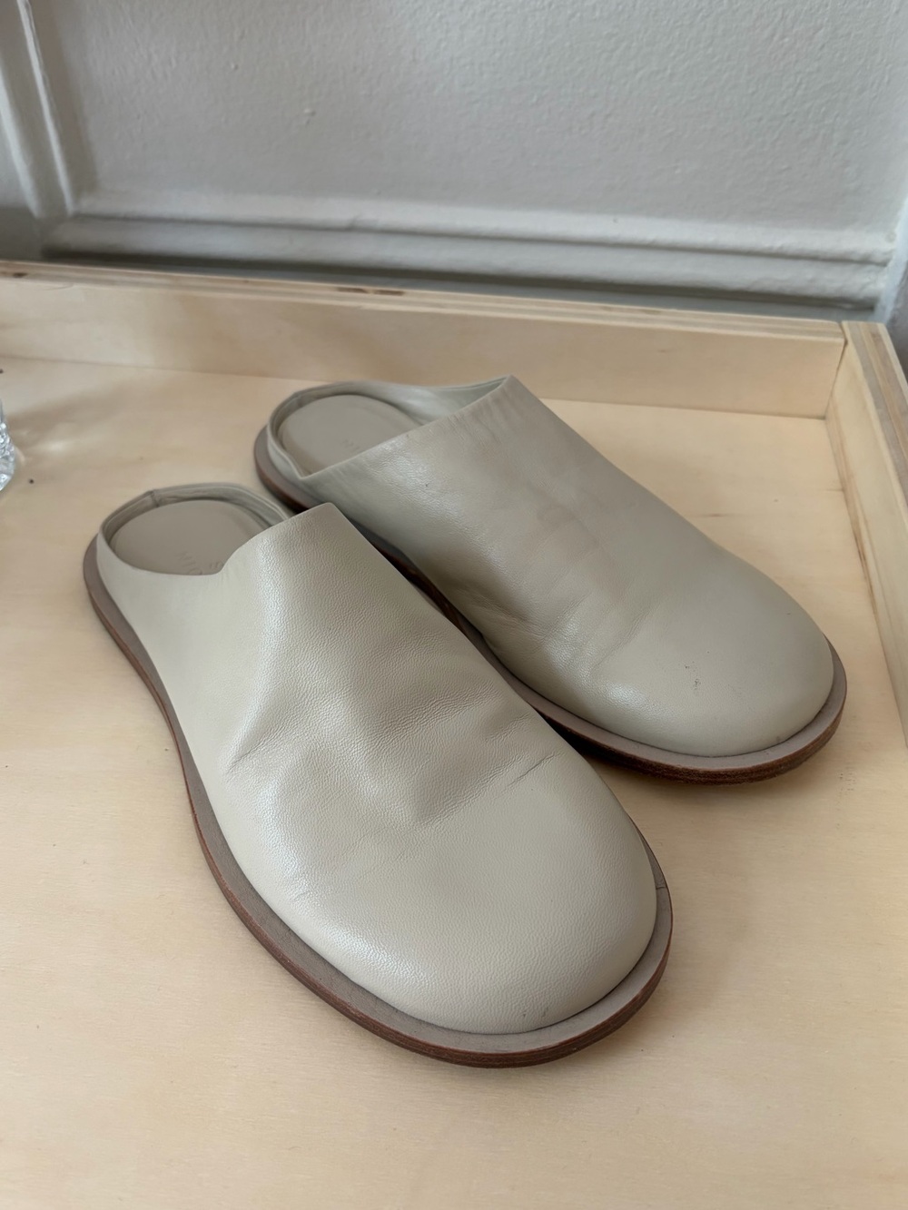 studio nicholson ty leather mule